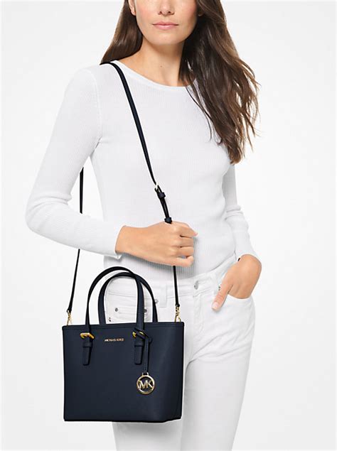 michael kors jet set travel extra small saffiano leather tote|Jet Set Travel Extra.